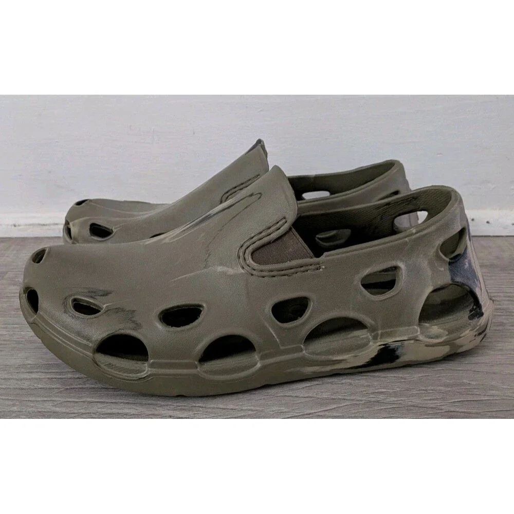 Huk Performance Fishing Brewster ATR Men’s Sz 9 Rubber Shoes Green Camo